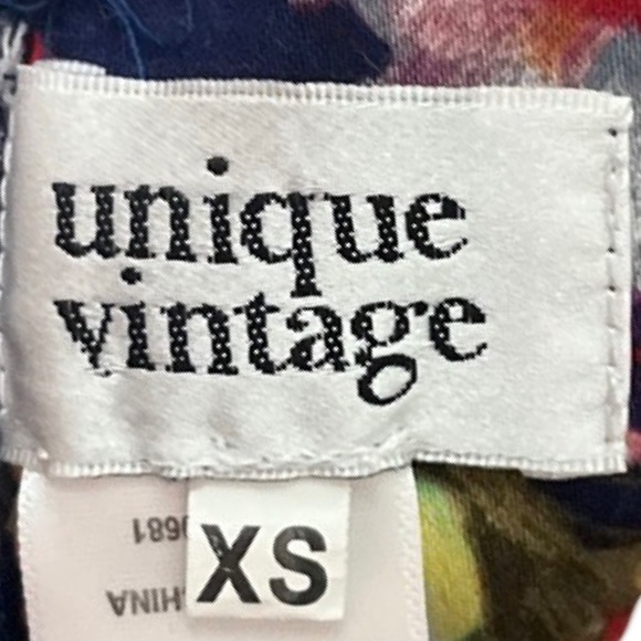 Unique Vintage - Floral 1950’s Swing dress - XS - Picture 2 of 6